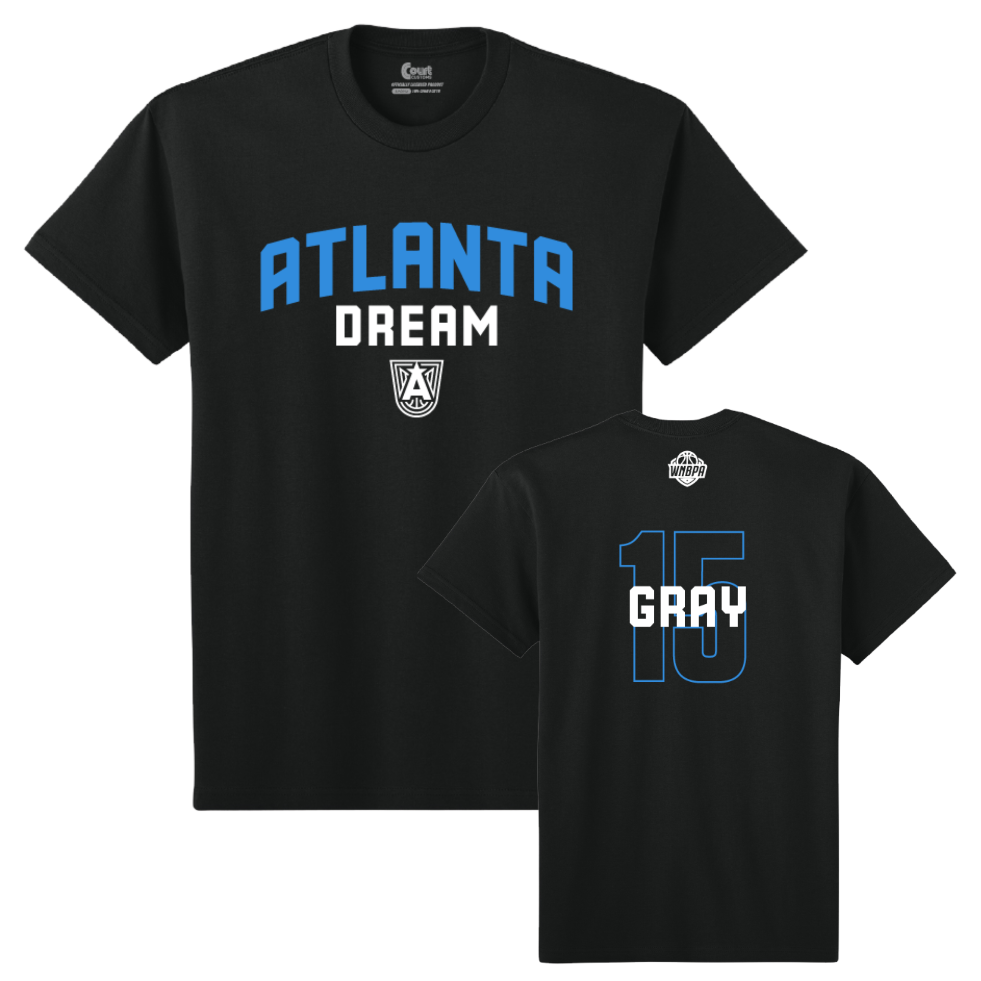 Atlanta Dream Name & Number T-Shirt - Allisha Gray Both