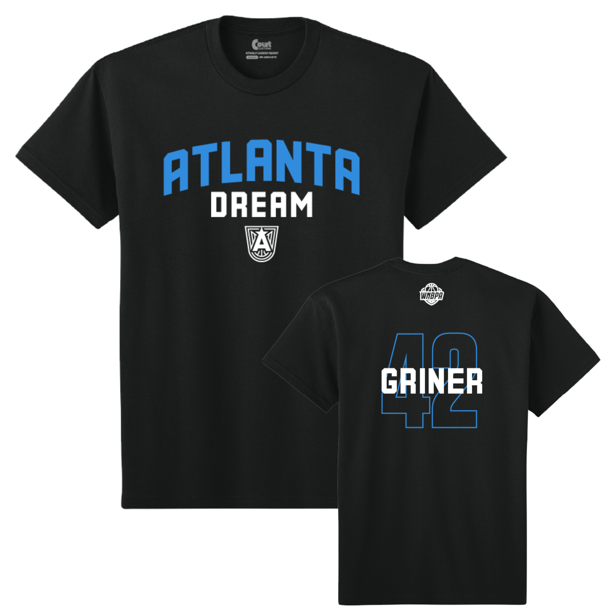 Atlanta Dream Name & Number T-Shirt - Brittney Griner Both