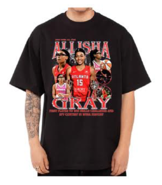 Atlanta Dream Allisha Gray Photo T-Shirt