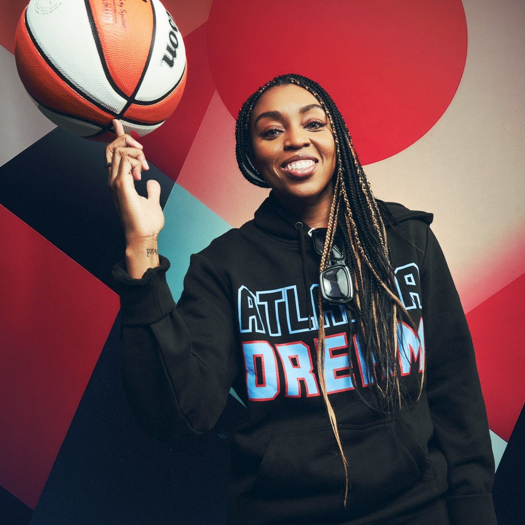 Atlanta Dream Playa Society Superweight Hoodie - Renee Montgomery in Hoodie