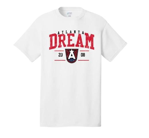 Atlanta Dream White 2008 T-Shirt