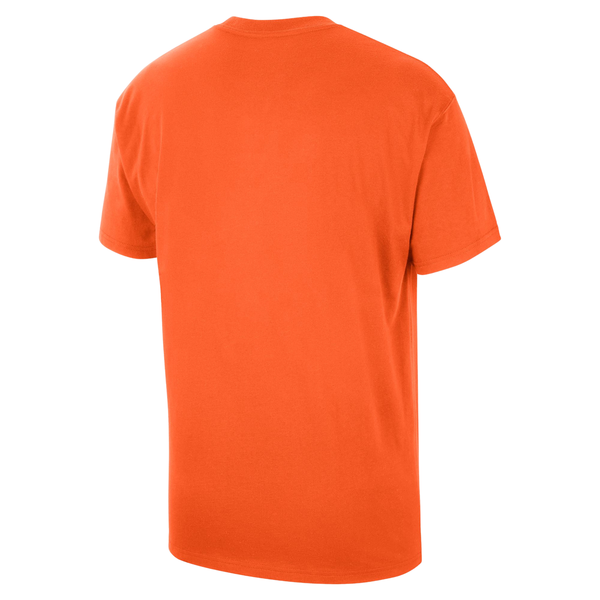 back of shirt.  nike-team-13-premium-essentials-t-shirt-orange-back